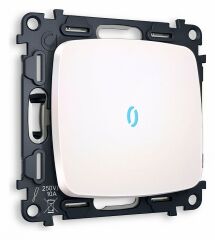 Выключатель одноклавишный с подсветкой без рамки Ambrella Volt Quant MO202020