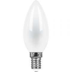 Лампа светодиодная Feron E14 11W 4000K Свеча Матовая LB-713 38007