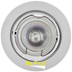 Точечный светильник De Fran FT 138 SNN сатин-никель + никель MR16 1 x 50 вт