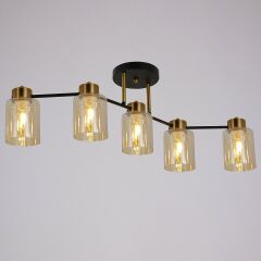Светильник на штанге Illumico Qui IL6111-5COU-79 BK GD Qui