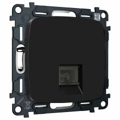 Розетка Ethernet RJ-45 и со шторками, без рамки Ambrella Volt OMEGA MO812005