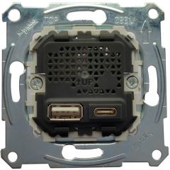  Schneider Electric MERTEN МЕХАНИЗМ USB-зарядки A+C, 2,4 A