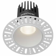 Встраиваемый светильник Maytoni Dip DL119-10W-4K-TRS-W