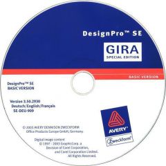 Программное обеспечение Gira System 55 для создания надписей к сенсорным выключателям 142300
