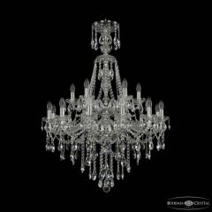 Подвесная люстра Bohemia Ivele Crystal 1415 1415/12+6/300/XL-114/2d Ni