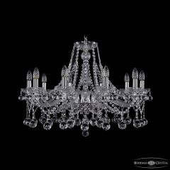 Подвесная люстра Bohemia Ivele Crystal 1413 1413/10/300 Ni Balls