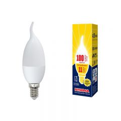  Volpe Лампа светодиодная (UL-00003817) E14 11W 3000K матовая LED-CW37-11W/WW/E14/FR/NR