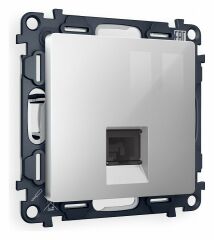 Розетка телефонная RJ-11 со штрокой, без рамки Ambrella Volt Quant MA412030