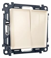 Выключатель проходной двухклавишный Ambrella Volt Quant MA303020