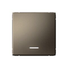  Systeme Electric ARTGALLERY 1-клавишный ВЫКЛЮЧАТЕЛЬ КНОПОЧНЫЙ с подсв., 10А, механизм, МОККО