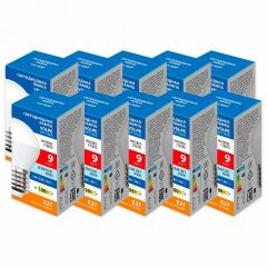 Набор из 10 ламп светодиодных Volpe OPTIMA UL-00013901