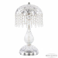 Настольная лампа декоративная Bohemia Ivele Crystal 1478 14781L1/22 Ni V0300