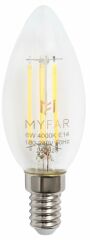 Лампа светодиодная MyFar Базис E14 E14 6Вт 4000K MB1002E14-6W4K