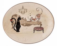  АРТИ-М Блюдо декоративное (31.5x25.5x3 см) Парижские коты 358-1742