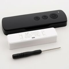 Контроллер-диммер с пультом ДУ LEDS POWER N12-SB Nano RF 15A Black 005812