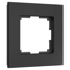  Werkel Рамка на 1 пост Senso (черный, стекло soft-touch) W0013108