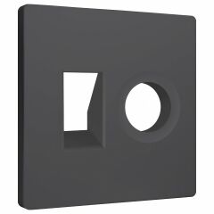 Накладка для ТВ-розетки и RJ-11 или RJ-45 Ambrella Volt ALFA AP9125