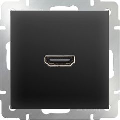  Werkel Розетка HDMI (черный матовый) WL08-60-11