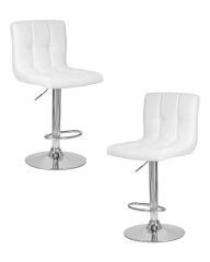 Набор 2 шт Стул барный Dobrin CANDY, белый