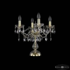 Настольная лампа декоративная Bohemia Ivele Crystal 1413 1413L/4/141-39 G