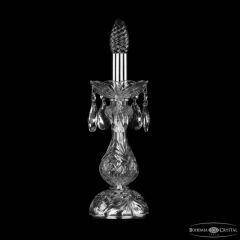 Настольная лампа декоративная Bohemia Ivele Crystal 1413 1413L/1-31 Ni
