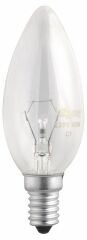 Лампа накаливания Jazzway B35 240V 40W E14 clear