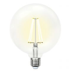 Лампа светодиодная Uniel LED-G125-10W/WW/E27/CL PLS02WH картон