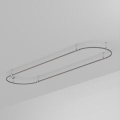 Трек ART-APRIORI-OVAL-ROD-200-3000x1000 (TN) ( Arlight , IP20 Металл, 3 года)
