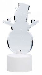  Neon-Night Снеговик световой (10 см) в шляпе 2D 501-043