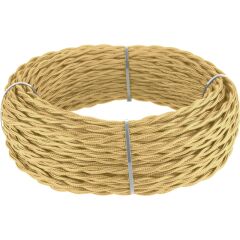  Werkel Ретро кабель витой 2х2,5 золотой песок 20 м (под заказ) W6452347