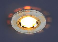 Встраиваемый светильник  Elektrostandard 8561/6 MR16 WH/GD белый/золото
