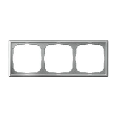  Systeme Electric ARTGALLERY 3-постовая РАМКА, универсальная, АЛЮМИНИЙ
