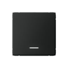  Systeme Electric ARTGALLERY 1-клавишный ВЫКЛЮЧАТЕЛЬ с подсветкой, 10АХ, механизм, быстрозажим. клем., КАРБОН