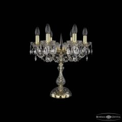 Настольная лампа декоративная Bohemia Ivele Crystal 1402 1402L/6/141-47 G