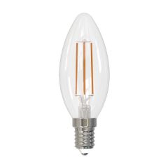 Лампа светодиодная филаментная Volpe E14 5W 4000K прозрачная LED-C35-5W/4000K/E14/CL/SLF UL-00008325