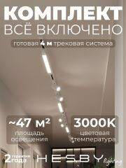 Комплект трековый Hesby Lighting Skylite №5 HSBL_kompl_S005_NI4W3K