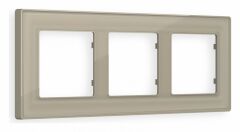 Рамка на 3 поста Ambrella Volt Arctic AF580363