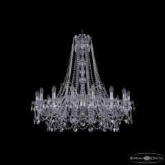 Подвесная люстра Bohemia Ivele Crystal 1411 1411/16/360/h-95 Ni