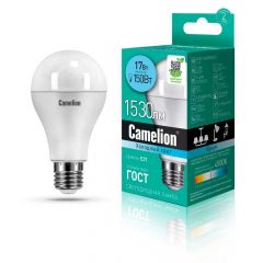 Лампа светодиодная Camelion E27 17W 4500K LED17-A65/845/E27 12309
