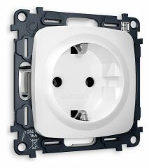 Розетка с заземлением, без рамки Ambrella Volt Quant MO126010