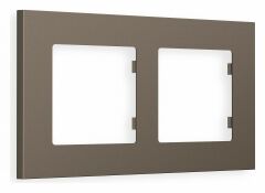 Рамка на 2 поста Ambrella Volt Qubi AF250632