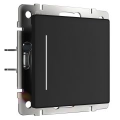  Werkel Умный сенсорный выключатель одноклавишный (черный) W4513008