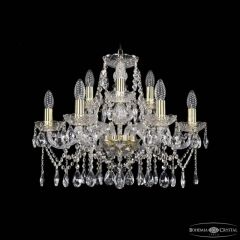 Подвесная люстра Bohemia Ivele Crystal 1413 1413/6+3/200 G