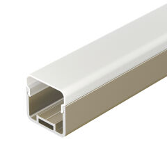 Профиль с экраном LINE-D-3030-2000 SQUARE OLIVE GREY+OPAL ( Arlight , Алюминий)