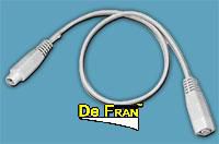 Коннектор De Fran Connector TL2001B для TL 2001B белый 2*0,75 мм2 белый