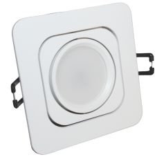 Встраиваемый точечный светильник Lumina Deco Moka LDC 8063-SS-L98*W98 WHITE