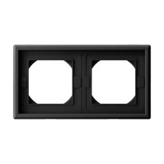  Systeme Electric ARTGALLERY 2-постовая РАМКА IP44, КАРБОН