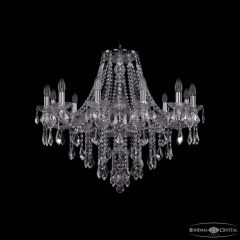 Подвесная люстра Bohemia Ivele Crystal 1415 1415/12/300 Ni Leafs