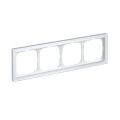  Systeme Electric ARTGALLERY PURE 4-постовая РАМКА, ОРГАНИЧЕСКОЕ СТЕКЛО БЕЛЫЙ
