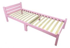  Solarius Кровать односпальная Компакт Орто 2000x800 розовый